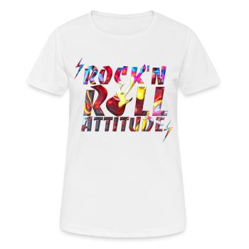 Musik Blues Pop Rock Tanz Hard Rock New Wave Punk - Frauen T-Shirt atmungsaktiv - Weiß - Vorne - AI Model Female 172 dark (172cm)