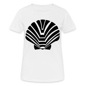 Saint Jacques - T-shirt respirant Femme - blanc - Devant - AI Model Female 172 dark (172cm)