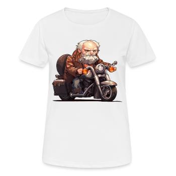 VIEIL HOMME GRINCHEUX - T-shirt respirant Femme - blanc - Devant - AI Model Female 172 dark (172cm)