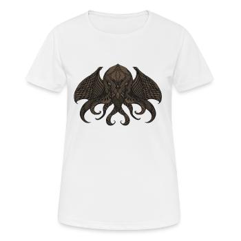 Cthulhu II Bronze - Women's Breathable T-Shirt - white - Front - AI Model Female 172 dark (172cm)