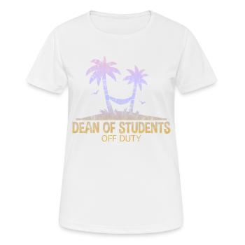 Doyen des étudiants hors service 3 - T-shirt respirant Femme - blanc - Devant - AI Model Female 172 dark (172cm)