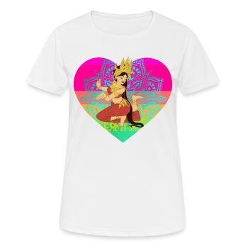 Dancer Asia India Thailand Heart Holiday - Women's Breathable T-Shirt - white - Front - AI Model Female 172 dark (172cm)