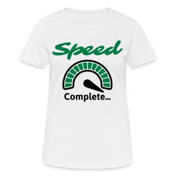 Speed Complete... - Frauen T-Shirt atmungsaktiv - Weiß - Vorne - AI Model Female 172 dark (172cm)