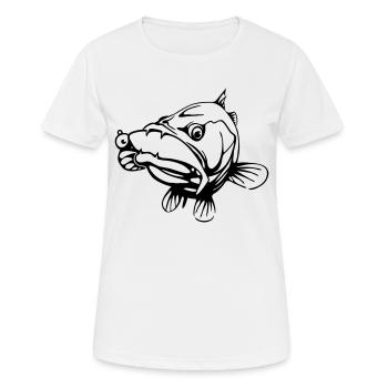 Sandre - T-shirt respirant Femme - blanc - Devant - AI Model Female 172 dark (172cm)