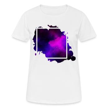 square purple - square purple - Women's Breathable T-Shirt - white - Front - AI Model Female 172 dark (172cm)