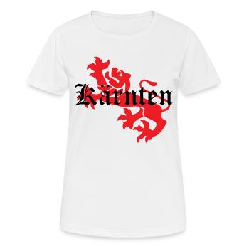 Carinthie - T-shirt respirant Femme - blanc - Devant - AI Model Female 172 dark (172cm)