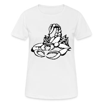 SCORPION - T-shirt respirant Femme - blanc - Devant - AI Model Female 172 dark (172cm)