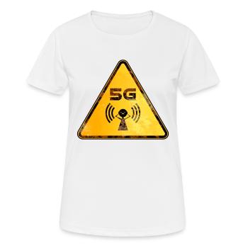 5G - T-shirt respirant Femme - blanc - Devant - AI Model Female 172 dark (172cm)