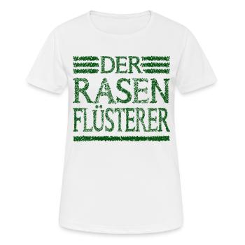 Rasenmäher Platzwart Mähen Der Rasen Flüsterer - Frauen T-Shirt atmungsaktiv - Weiß - Vorne - AI Model Female 172 dark (172cm)