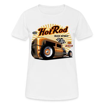Hotrod Hot Rod Speedracer - Frauen T-Shirt atmungsaktiv - Weiß - Vorne - AI Model Female 172 dark (172cm)