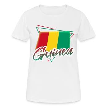 Guinea - Frauen T-Shirt atmungsaktiv - Weiß - Vorne - AI Model Female 172 dark (172cm)
