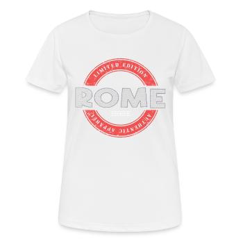Rome Rome Italy City Skyline Home Love - Women's Breathable T-Shirt - white - Front - AI Model Female 172 dark (172cm)