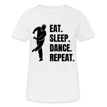 Dancer Gift Dance Hobby Sport Dance Sport - Women's Breathable T-Shirt - white - Front - AI Model Female 172 dark (172cm)