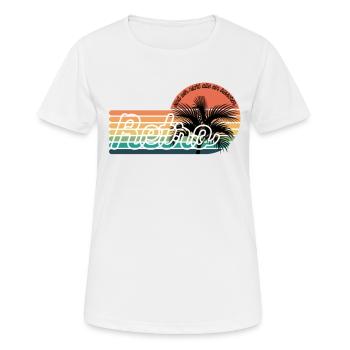 Sommes-nous tous un peu rétro ? - T-shirt respirant Femme - blanc - Devant - AI Model Female 172 dark (172cm)