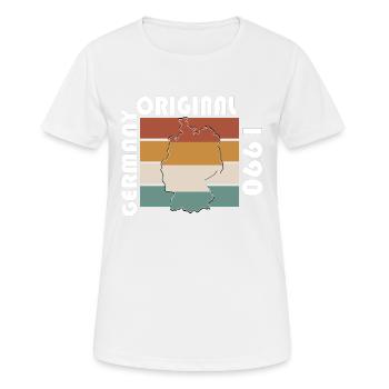 Deutschland Original - Frauen T-Shirt atmungsaktiv - Weiß - Vorne - AI Model Female 172 dark (172cm)