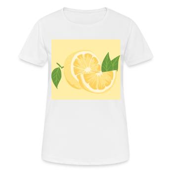 Citron citron - T-shirt respirant Femme - blanc - Devant - AI Model Female 172 dark (172cm)