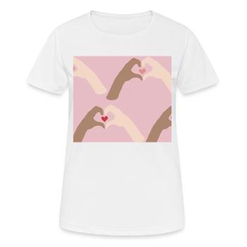 Ensemble - T-shirt respirant Femme - blanc - Devant - AI Model Female 172 dark (172cm)