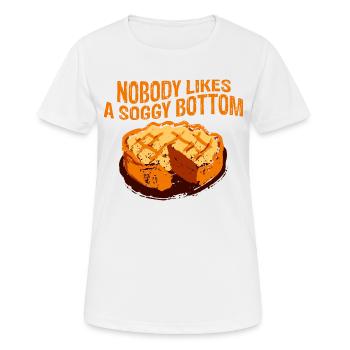 Nobody Likes A Soggy Bottom 3 - Women's Breathable T-Shirt - white - Front - AI Model Female 172 dark (172cm)