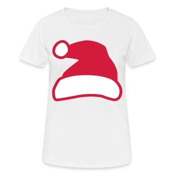 Weihnachtsmann - Frauen T-Shirt atmungsaktiv - Weiß - Vorne - AI Model Female 172 dark (172cm)