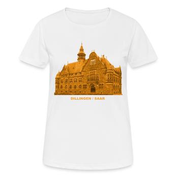 Dillingen Rathaus Saar Sarrelouis Sarre - T-shirt respirant Femme - blanc - Devant - AI Model Female 172 dark (172cm)