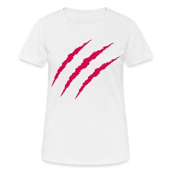 krallen - Frauen T-Shirt atmungsaktiv - Weiß - Vorne - AI Model Female 172 dark (172cm)