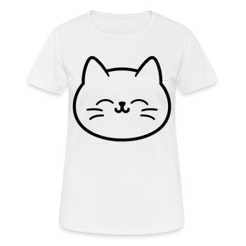 Kitten - Women's Breathable T-Shirt - white - Front - AI Model Female 172 dark (172cm)