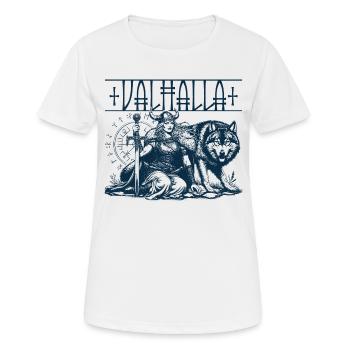 Viking Warrior Freya Valkyrie - Women's Breathable T-Shirt - white - Front - AI Model Female 172 dark (172cm)