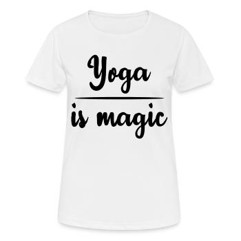 Yoga Méditation Spa Namaste - T-shirt respirant Femme - blanc - Devant - AI Model Female 172 dark (172cm)