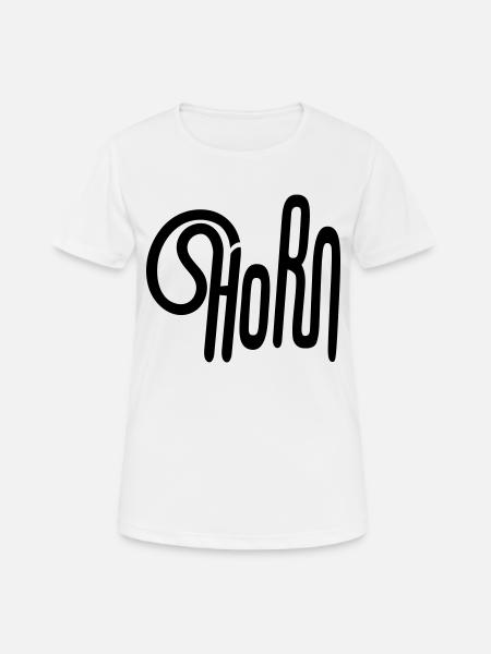 HORN from Waldhorn - Women's Breathable T-Shirt - white