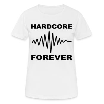 Hardcore toujours - T-shirt respirant Femme - blanc - Devant - AI Model Female 172 dark (172cm)