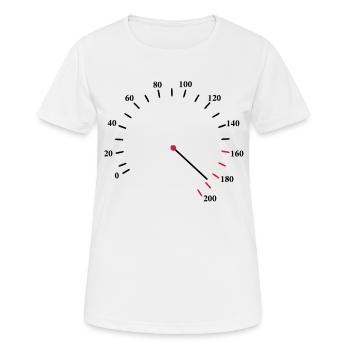 Speedometer Quick - Women's Breathable T-Shirt - white - Front - AI Model Female 172 dark (172cm)