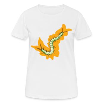 Giftiger Skolopender Hundertfüsser als Krabbeltier - Frauen T-Shirt atmungsaktiv - Weiß - Vorne - AI Model Female 172 dark (172cm)