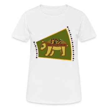 porter - T-shirt respirant Femme - blanc - Devant - AI Model Female 172 dark (172cm)