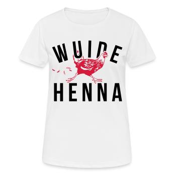 Wuide Henna Vektor 2C Wildes Huhn - Frauen T-Shirt atmungsaktiv - Weiß - Vorne - AI Model Female 172 dark (172cm)