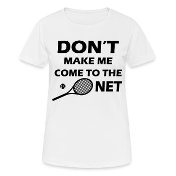 Tennis - Frauen T-Shirt atmungsaktiv - Weiß - Vorne - AI Model Female 172 dark (172cm)