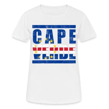 Cap-Vert - T-shirt respirant Femme - blanc - Devant - AI Model Female 172 dark (172cm)