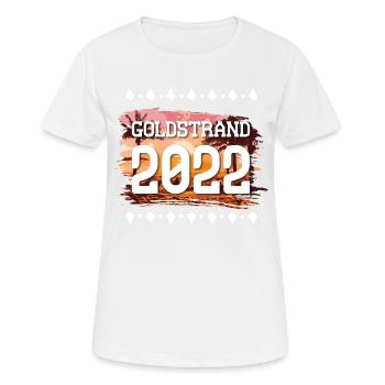 Sables d’Or 2022 - T-shirt respirant Femme - blanc - Devant - AI Model Female 172 dark (172cm)