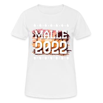 Malle 2022 - Women's Breathable T-Shirt - white - Front - AI Model Female 172 dark (172cm)