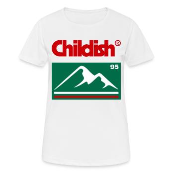 TGFBRO CHILDISH ADVENTURE - Women's Breathable T-Shirt - white - Front - AI Model Female 172 dark (172cm)