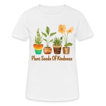 Gardening Gardeners Gardening Digging Plant - Women's Breathable T-Shirt - white - Front - AI Model Female 172 dark (172cm)