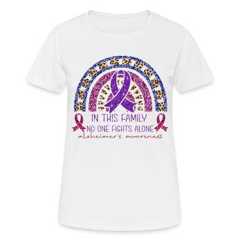 Alzheimer Krankheit Gehirn Vergessen Vergesslich - Frauen T-Shirt atmungsaktiv - Weiß - Vorne - AI Model Female 172 dark (172cm)