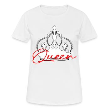 Reine - T-shirt respirant Femme - blanc - Devant - AI Model Female 172 dark (172cm)