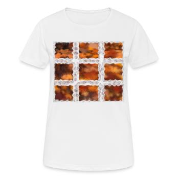 Automne - T-shirt respirant Femme - blanc - Devant - AI Model Female 172 dark (172cm)