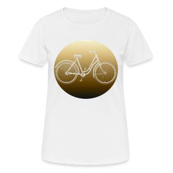 Bicyclette - T-shirt respirant Femme - blanc - Devant - AI Model Female 172 dark (172cm)