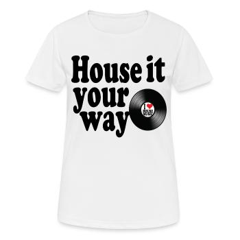 House It Your Way - Women's Breathable T-Shirt - white - Front - AI Model Female 172 dark (172cm)
