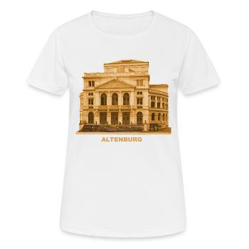 Théâtre d’Altenburg Thüringen Skatstadt - T-shirt respirant Femme - blanc - Devant - AI Model Female 172 dark (172cm)