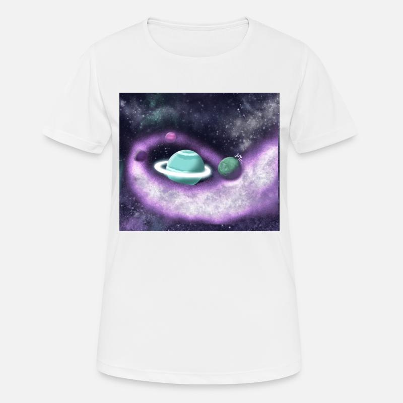 Lost in Space - Women's Breathable T-Shirt - white