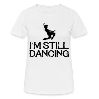 Danse Danse Musique - T-shirt respirant Femme - blanc - Devant - AI Model Female 172 dark (172cm)