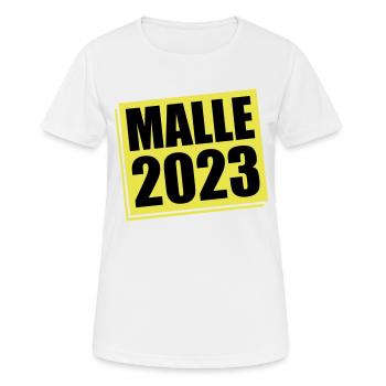 Malle 2023 Mallorca - Women's Breathable T-Shirt - white - Front - AI Model Female 172 dark (172cm)
