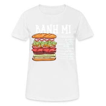 Vietnam Viet Banh Mi Brot Vietnamese I Geschenk - Frauen T-Shirt atmungsaktiv - Weiß - Vorne - AI Model Female 172 dark (172cm)